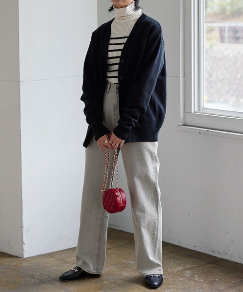 KOBE LETTUCE(コウベレタス)の「キルティングサークルチェーンバッグ(ショルダーバッグ・レディース・ブラック/アイボリー/レッド/ブラウン・FREE)」の8枚目の写真