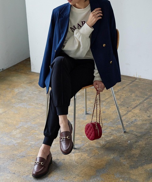 KOBE LETTUCE(コウベレタス)の「キルティングサークルチェーンバッグ(ショルダーバッグ・レディース・ブラック/アイボリー/レッド/ブラウン・FREE)」の9枚目の写真