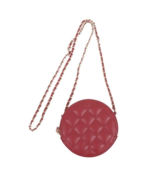 KOBE LETTUCE(コウベレタス)の「キルティングサークルチェーンバッグ(ショルダーバッグ・レディース・ブラック/アイボリー/レッド/ブラウン・FREE)」の14枚目の写真