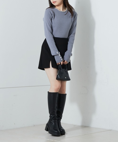 すのチル　服　小物　めめのバースデーSET keiko*amnos様　オーダー アンサンブル可】ソフトニットプルオーバー（21121504
