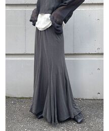 Ungrid | リネン混カットフレアマキシスカート(スカート)