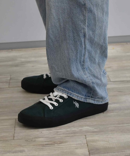 U.S. POLO ASSN.（ユーエスポロアッスン）の「＜U.S. POLO ASSN. / ユーエスポロアッスン＞スエードシューズ（スニーカー・レディース・ブラック/グリーン/イエロー・22.5cm/23.0cm/23.5cm/24.0cm/24.5cm/25.0cm/25.5cm/26.0cm/26.5cm/27.0cm）」の16枚目の写真