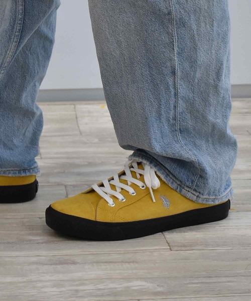 U.S. POLO ASSN.（ユーエスポロアッスン）の「＜U.S. POLO ASSN. / ユーエスポロアッスン＞スエードシューズ（スニーカー・レディース・ブラック/グリーン/イエロー・22.5cm/23.0cm/23.5cm/24.0cm/24.5cm/25.0cm/25.5cm/26.0cm/26.5cm/27.0cm）」の22枚目の写真