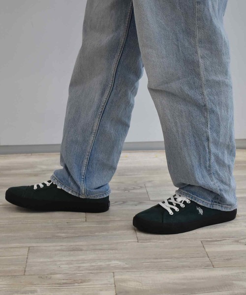 U.S. POLO ASSN.（ユーエスポロアッスン）の「＜U.S. POLO ASSN. / ユーエスポロアッスン＞スエードシューズ（スニーカー・レディース・ブラック/グリーン/イエロー・22.5cm/23.0cm/23.5cm/24.0cm/24.5cm/25.0cm/25.5cm/26.0cm/26.5cm/27.0cm）」の10枚目の写真