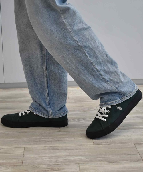 U.S. POLO ASSN.（ユーエスポロアッスン）の「＜U.S. POLO ASSN. / ユーエスポロアッスン＞スエードシューズ（スニーカー・レディース・ブラック/グリーン/イエロー・22.5cm/23.0cm/23.5cm/24.0cm/24.5cm/25.0cm/25.5cm/26.0cm/26.5cm/27.0cm）」の11枚目の写真