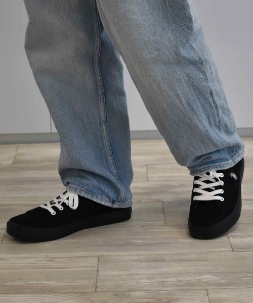 U.S. POLO ASSN.（ユーエスポロアッスン）の「＜U.S. POLO ASSN. / ユーエスポロアッスン＞スエードシューズ（スニーカー・レディース・ブラック/グリーン/イエロー・22.5cm/23.0cm/23.5cm/24.0cm/24.5cm/25.0cm/25.5cm/26.0cm/26.5cm/27.0cm）」の7枚目の写真