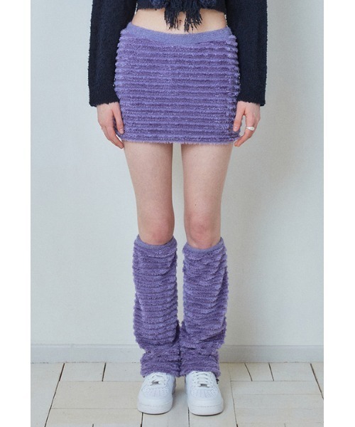 ★CRANK★LEG WARMER MINI SKIRT_PU★正規品/韓国直送料込/人気 CRANK(クランク)の「A'GAM/9×.kom『CRANK/クランク』LEG