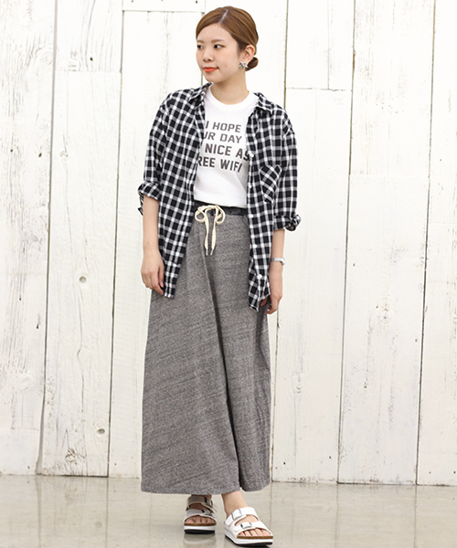 CIAOPANIC TYPY(チャオパニックティピー)の「ビックギンガムオーバーシャツ(シャツ/ブラウス・レディース・ブラック/レッド/イエロー・MEDIUM/SMALL)」の5枚目の写真