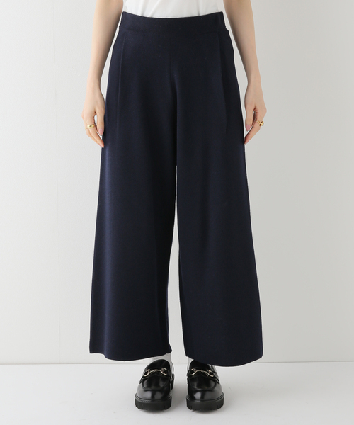 Spick & Span(スピックアンドスパン)の「ミラノリブニットワイドパンツ(その他パンツ・レディース・ホワイト/ネイビー・36/38)」の19枚目の写真
