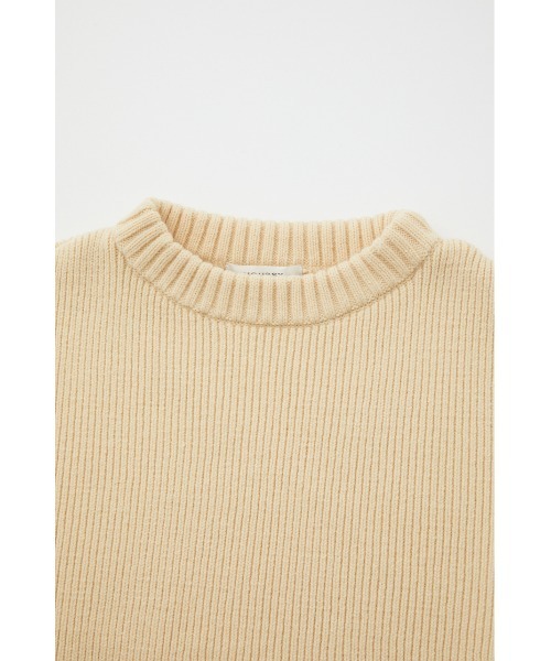 MOUSSY（マウジー）の「LAYERED RIB セーター（ニット/セーター