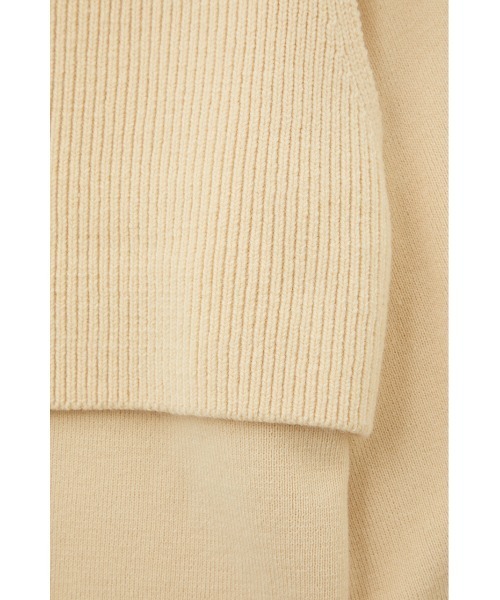 MOUSSY（マウジー）の「LAYERED RIB セーター（ニット/セーター