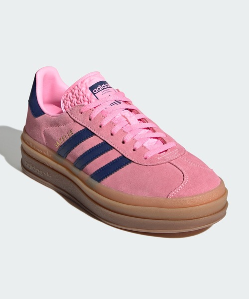 adidas(アディダス)の「ガゼルボールド / Gazelle Bold / 厚底スニーカー / アディダスオリジナルス adidas Originals(スニーカー・レディース・ピンク・24.0cm/28.0cm/25.0cm/22.5cm/23.0cm/25.5cm/23.5cm/26.0cm/24.5cm/22.0cm/27.0cm/26.5cm/27.5cm)」の3枚目の写真