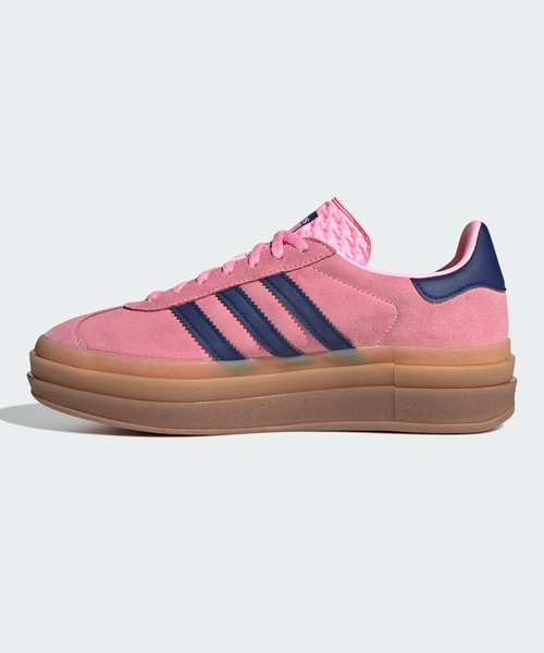 adidas(アディダス)の「ガゼルボールド / Gazelle Bold / 厚底スニーカー / アディダスオリジナルス adidas Originals(スニーカー・レディース・ピンク・24.0cm/28.0cm/25.0cm/22.5cm/23.0cm/25.5cm/23.5cm/26.0cm/24.5cm/22.0cm/27.0cm/26.5cm/27.5cm)」の2枚目の写真