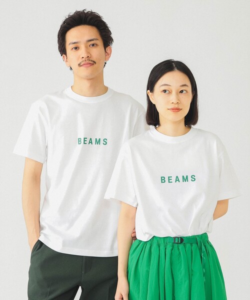 BEAMS T(ビームスティー)の「BEAMS / ロゴ Tシャツ 23SS(Tシャツ/カットソー・メンズ・ホワイト/グリーン/インディゴブルー・SMALL/MEDIUM/LARGE/X-LARGE/XX-LARGE)」の5枚目の写真