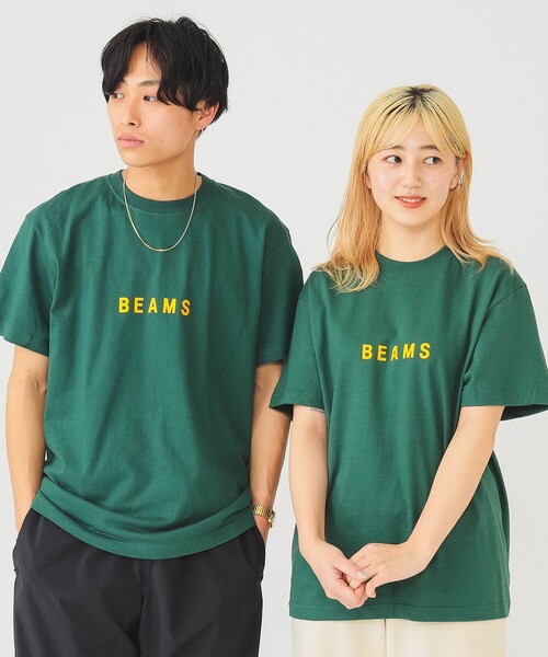 BEAMS T(ビームスティー)の「BEAMS / ロゴ Tシャツ 23SS(Tシャツ/カットソー・メンズ・ホワイト/グリーン/インディゴブルー・SMALL/MEDIUM/LARGE/X-LARGE/XX-LARGE)」の7枚目の写真