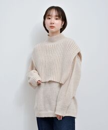 RETRO GIRL | ニットレイヤードSET(ニット/セーター)