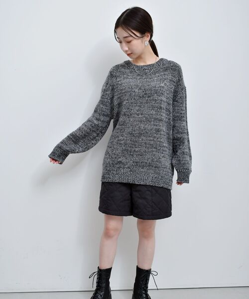 RETRO GIRL(レトロガール)の「ニットレイヤードSET(ニット/セーター・レディース・ブラック/ナチュラル/グリーン・FREE)」の18枚目の写真