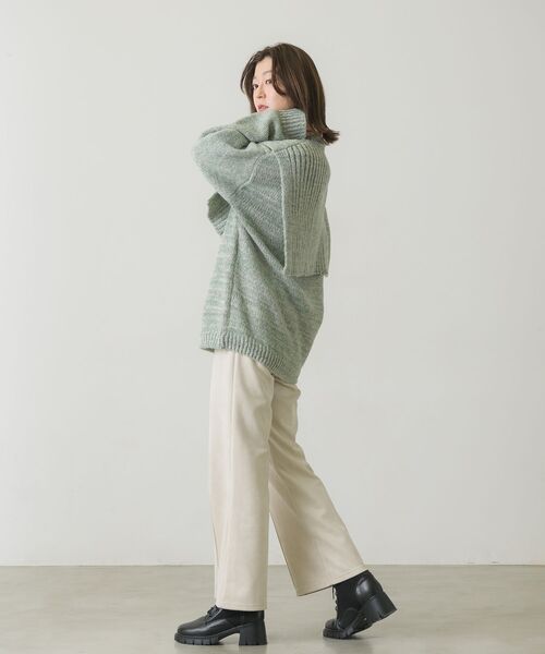 RETRO GIRL(レトロガール)の「ニットレイヤードSET(ニット/セーター・レディース・ブラック/ナチュラル/グリーン・FREE)」の20枚目の写真