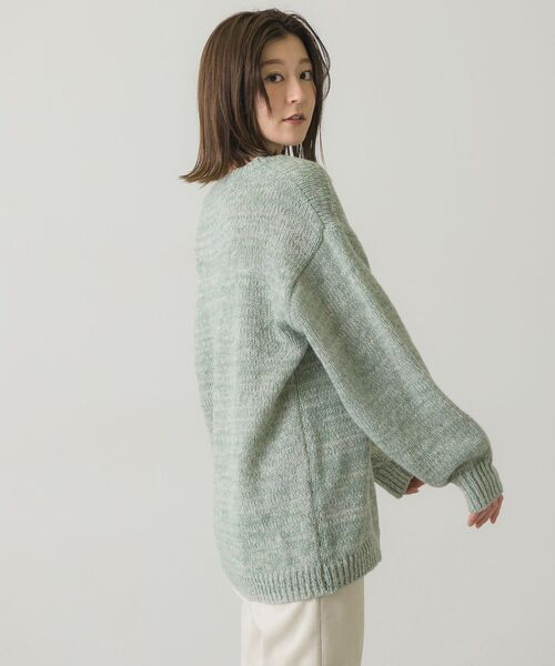 RETRO GIRL(レトロガール)の「ニットレイヤードSET(ニット/セーター・レディース・ブラック/ナチュラル/グリーン・FREE)」の9枚目の写真