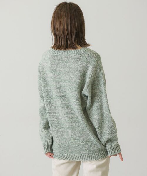 RETRO GIRL(レトロガール)の「ニットレイヤードSET(ニット/セーター・レディース・ブラック/ナチュラル/グリーン・FREE)」の21枚目の写真