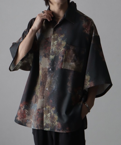 美品✨ワイズ　 ブラウス　チェック　ウール オーバーサイズ　ドレープ welise/ウェライズ】【ヘビーウェイト】リッチドレープスムース