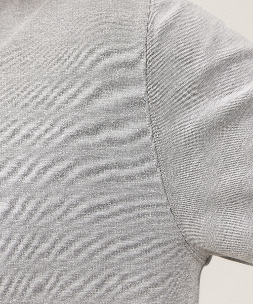 ABAHOUSE GRAY(アバハウスグレイ)の「【Vネック】ポンチ 長袖 Tシャツ(Tシャツ/カットソー・メンズ・ホワイト/ライトグレー/ブラック/ネイビー・46/48)」の18枚目の写真