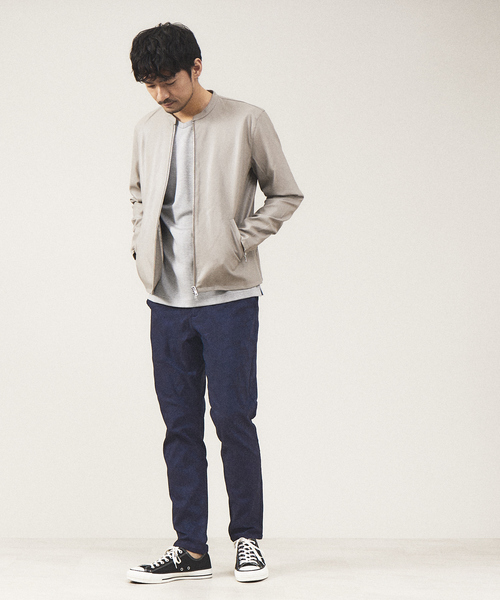 ABAHOUSE GRAY(アバハウスグレイ)の「【Vネック】ポンチ 長袖 Tシャツ(Tシャツ/カットソー・メンズ・ホワイト/ライトグレー/ブラック/ネイビー・46/48)」の19枚目の写真