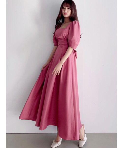 RESEXXY（リゼクシー）の「ウエストクロスフレアワンピース