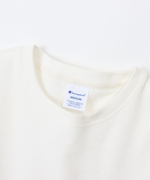 Champion(チャンピオン)の「【Champion/チャンピオン】レディース ショートスリーブTシャツ(Tシャツ/カットソー・レディース・ホワイト/ライトパープル/ブラック/ブルーグレー/ネイビー/オレンジ系その他/ベージュ/ブラウン系/スカイブルー・MEDIUM/LARGE)」の20枚目の写真