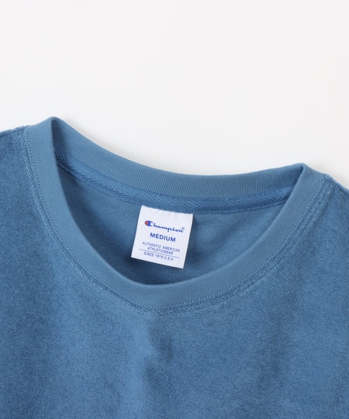 Champion(チャンピオン)の「【Champion/チャンピオン】レディース ショートスリーブTシャツ(Tシャツ/カットソー・レディース・ホワイト/ライトパープル/ブラック/ブルーグレー/ネイビー/オレンジ系その他/ベージュ/ブラウン系/スカイブルー・MEDIUM/LARGE)」の19枚目の写真