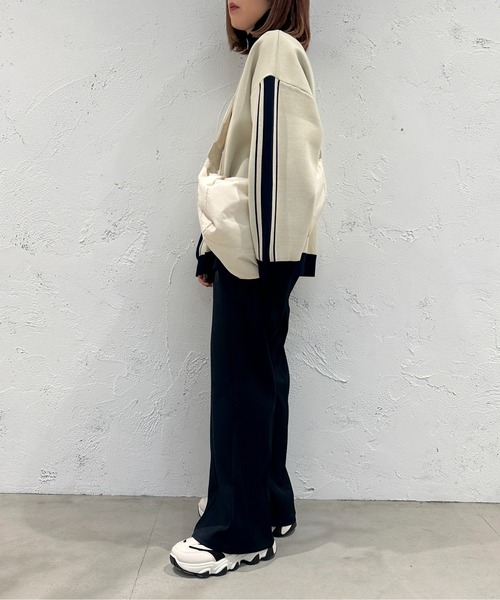 apres jour mignon（アプレジュールミニョン）の「スポンディッシュトラックジャケット【ZOZOTOWN限定アイテム】（その他トップス・レディース・ミント/アイボリー/ネイビー・X-LARGE/フリー）」の12枚目の写真