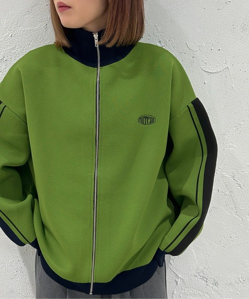 apres jour mignon（アプレジュールミニョン）の「スポンディッシュトラックジャケット【ZOZOTOWN限定アイテム】（その他トップス・レディース・ミント/アイボリー/ネイビー・X-LARGE/フリー）」の15枚目の写真