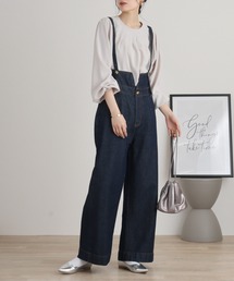 パンツ サスペンダー付き ワイドパンツ ワイド・ルーズ」に該当する