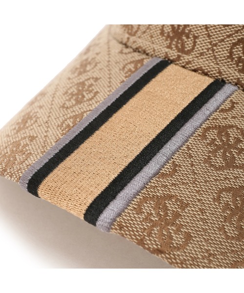 Guess（ゲス）の「Strave  Baseball Cap（キャップ・メンズ・ブラック/ベージュ・ONE SIZE）」の6枚目の写真