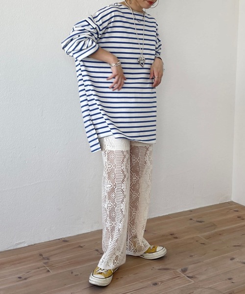 wee9s レースパンツ size1 vintage like lace pants / ivory[FREE or LONG] | wee9s