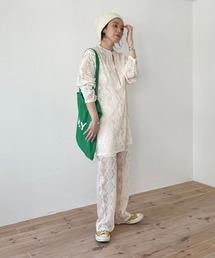 vintage like lace pants / ヴィンテージライクレースパンツ