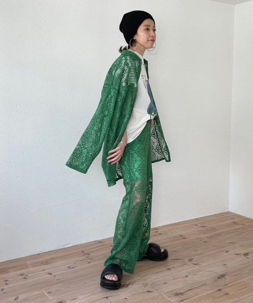 vintage like lace pants / ヴィンテージライクレースパンツ