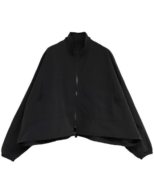 ISOOK(アイスー)の「Oversized nylon jacket / オーバーサイズナイロンジャケット(miho select)(ナイロンジャケット・レディース・ブラック/アイボリー・FREE)」の13枚目の写真