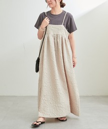 Pal collection | ふくれジャガードキャミワンピース(ワンピース)