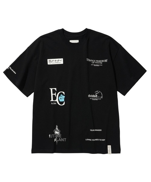 LIBERE（リベーレ）の「LIBERE リベーレ / EVR SS TEE グラフィックプリントビッグシルエットTシャツ / 231208-231209（Tシャツ/カットソー・メンズ・ナチュラル/ブラック・MEDIUM/SMALL/LARGE）」の3枚目の写真