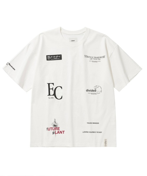 LIBERE（リベーレ）の「LIBERE リベーレ / EVR SS TEE グラフィックプリントビッグシルエットTシャツ / 231208-231209（Tシャツ/カットソー・メンズ・ナチュラル/ブラック・MEDIUM/SMALL/LARGE）」の5枚目の写真