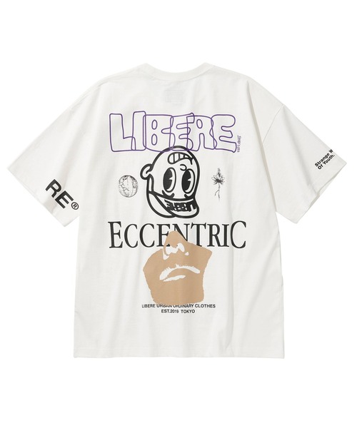 LIBERE（リベーレ）の「LIBERE リベーレ / EVR SS TEE グラフィックプリントビッグシルエットTシャツ / 231208-231209（Tシャツ/カットソー・メンズ・ナチュラル/ブラック・MEDIUM/SMALL/LARGE）」の6枚目の写真