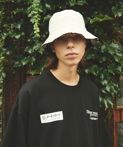 LIBERE（リベーレ）の「LIBERE リベーレ / EVR SS TEE グラフィックプリントビッグシルエットTシャツ / 231208-231209（Tシャツ/カットソー・メンズ・ナチュラル/ブラック・MEDIUM/SMALL/LARGE）」の19枚目の写真