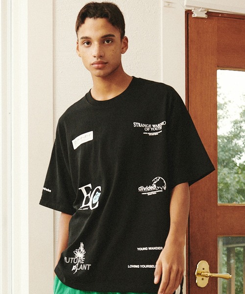 LIBERE（リベーレ）の「LIBERE リベーレ / EVR SS TEE グラフィックプリントビッグシルエットTシャツ / 231208-231209（Tシャツ/カットソー・メンズ・ナチュラル/ブラック・MEDIUM/SMALL/LARGE）」の22枚目の写真