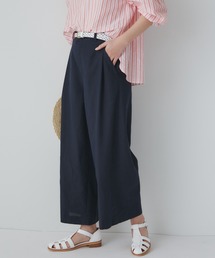 human woman | ◆レーヨンリネンセミワイドパンツ(その他パンツ)