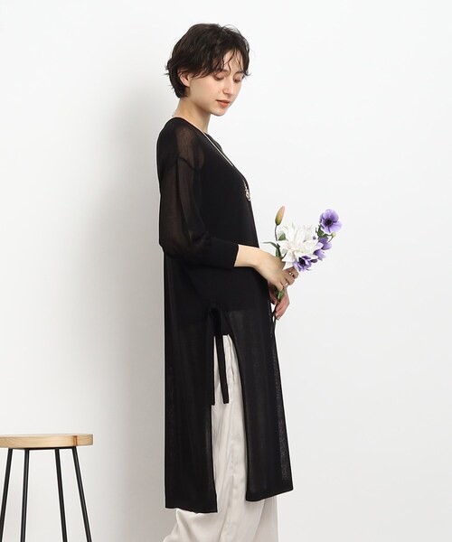 DRESKIP（ドレスキップ）の「◆【2点セット】こなれ感たっぷり インナー＋シアーワンピース（その他トップス・レディース・ブラック/ライトベージュ/ブラウン系その他・02/03）」の16枚目の写真