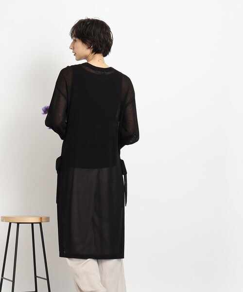 DRESKIP（ドレスキップ）の「◆【2点セット】こなれ感たっぷり インナー＋シアーワンピース（その他トップス・レディース・ブラック/ライトベージュ/ブラウン系その他・02/03）」の6枚目の写真