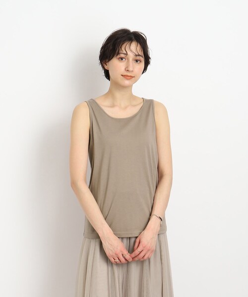 DRESKIP（ドレスキップ）の「◆【2点セット】こなれ感たっぷり インナー＋シアーワンピース（その他トップス・レディース・ブラック/ライトベージュ/ブラウン系その他・02/03）」の7枚目の写真