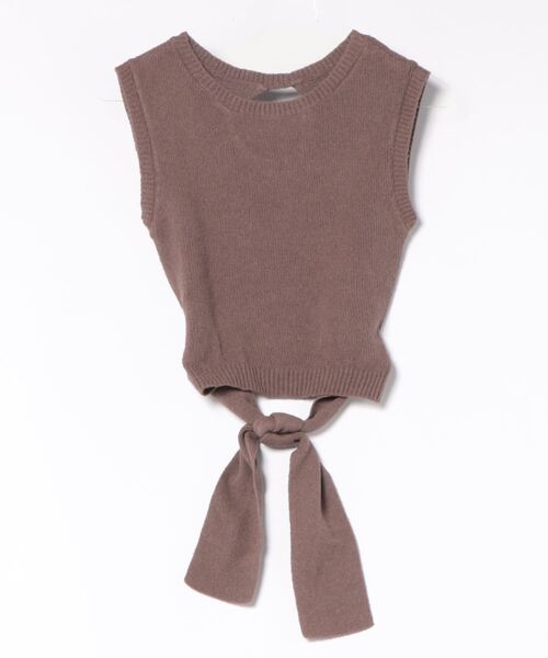 MURUA(ムルーア)の「ファインベーシックニットタンク(タンクトップ・レディース・ブラック/グリーン/アイボリー/モカ・FREE)」の3枚目の写真