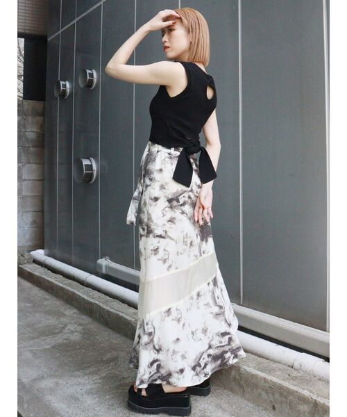 MURUA(ムルーア)の「ファインベーシックニットタンク(タンクトップ・レディース・ブラック/グリーン/アイボリー/モカ・FREE)」の11枚目の写真